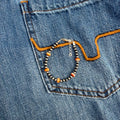 Orange Spiny Bracelet